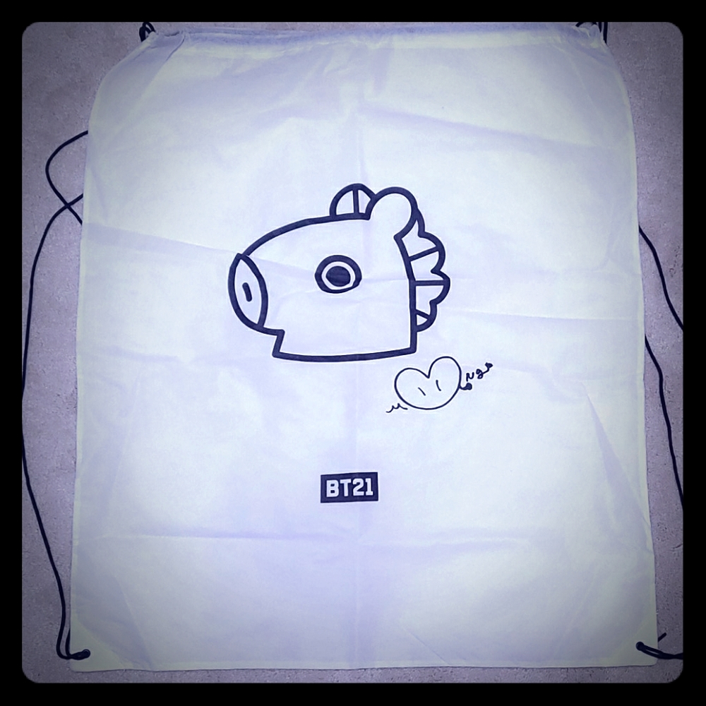 BT21 Mang drawstring backpack/bag